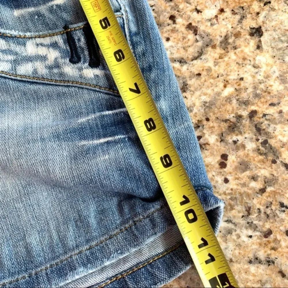 C Pink Denim Shorts 9‎